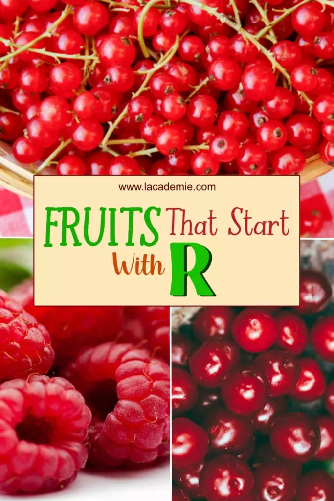 Fruits That Start With R