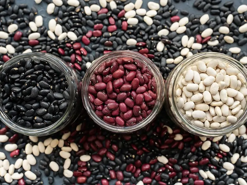 Glass Jar with Bean