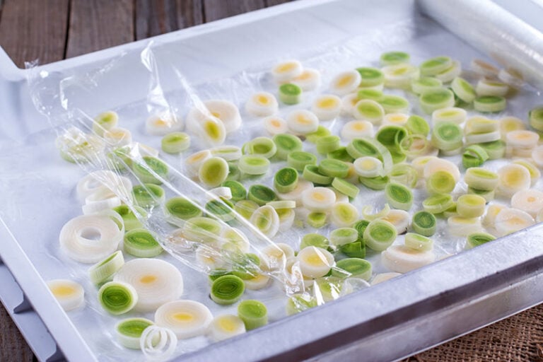 Green Onion Frozen Freezer