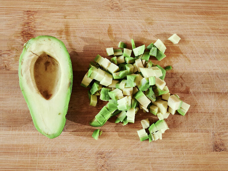 Half Avocado Sliced