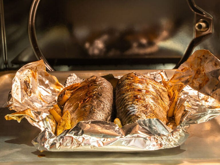 Mackerel Fish Baked Foil