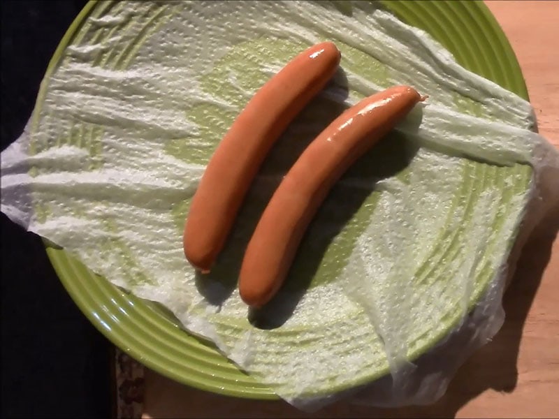Microwave Safe Plate Hot Dogs