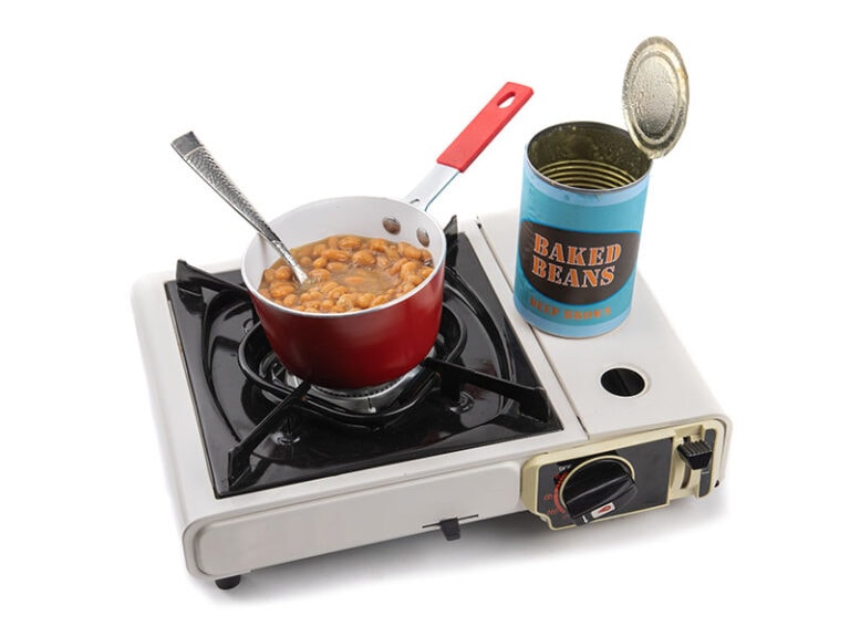 Pan Baked Beans Heating