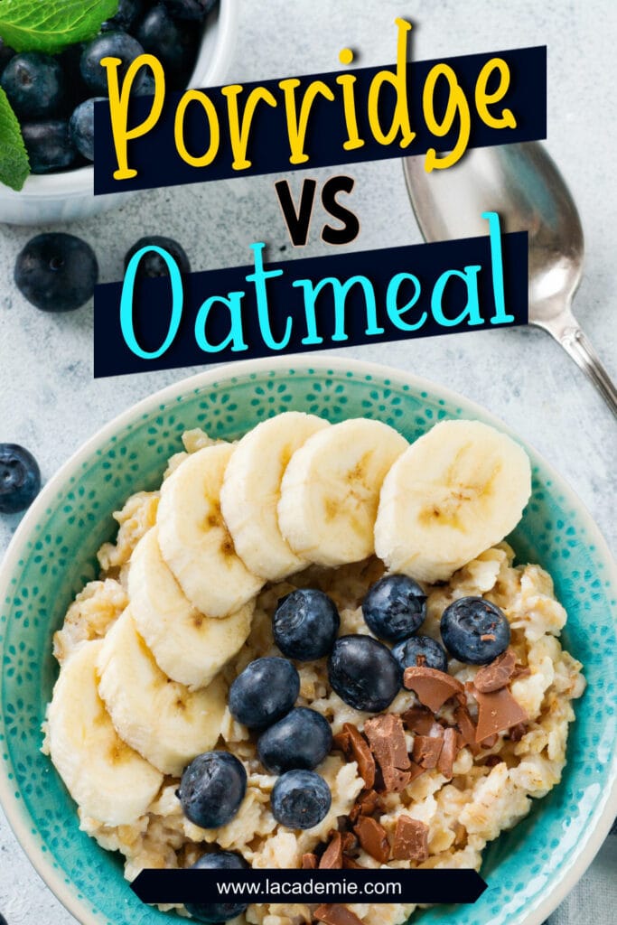 Porridge Vs Oatmeal