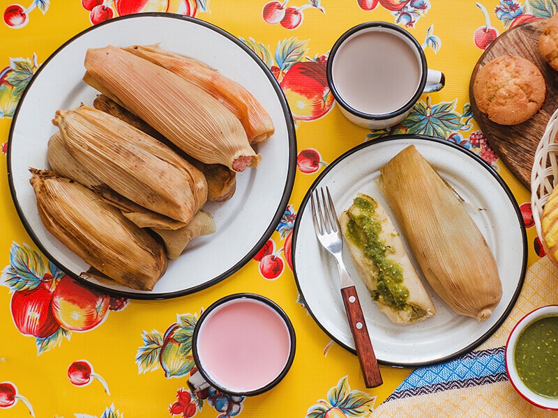 Steam Tamales with Cooking Pan