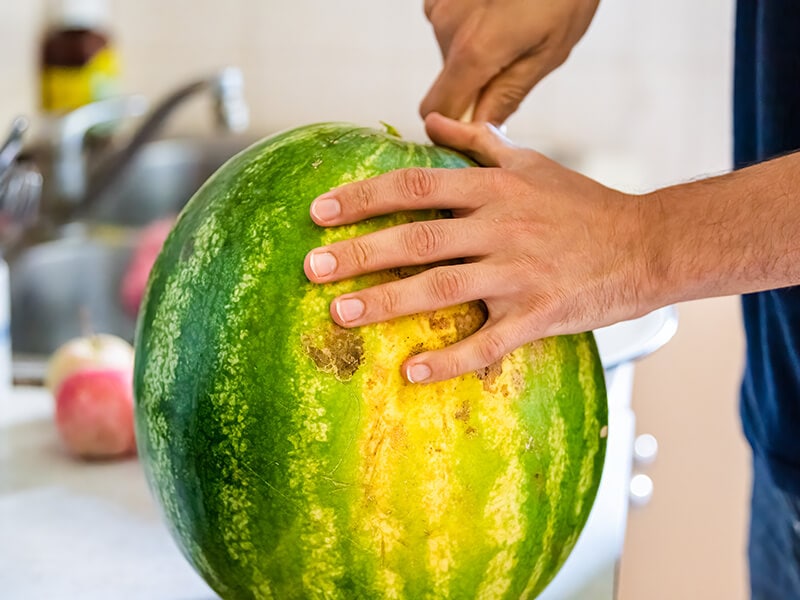 Watermelon with Yellow Spot