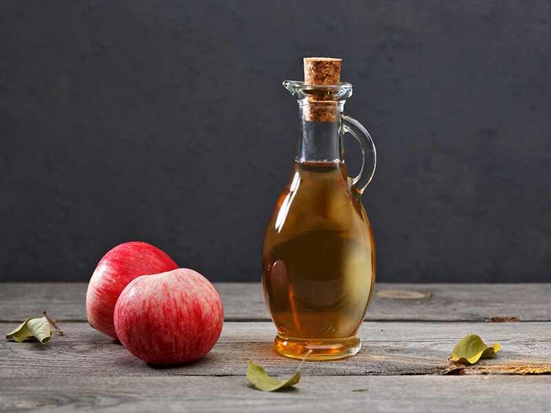 Apple Vinegar Glass Bottle