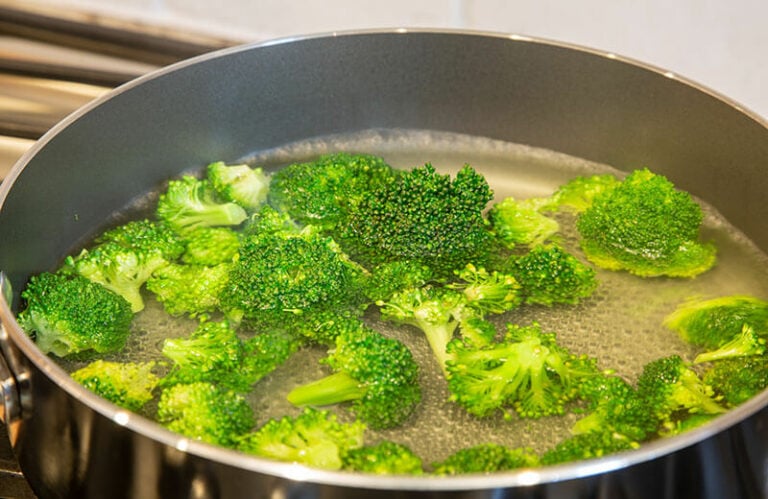 Blanching Broccoli