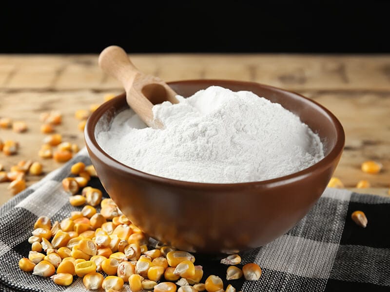 Bowl Corn Starch Kernels