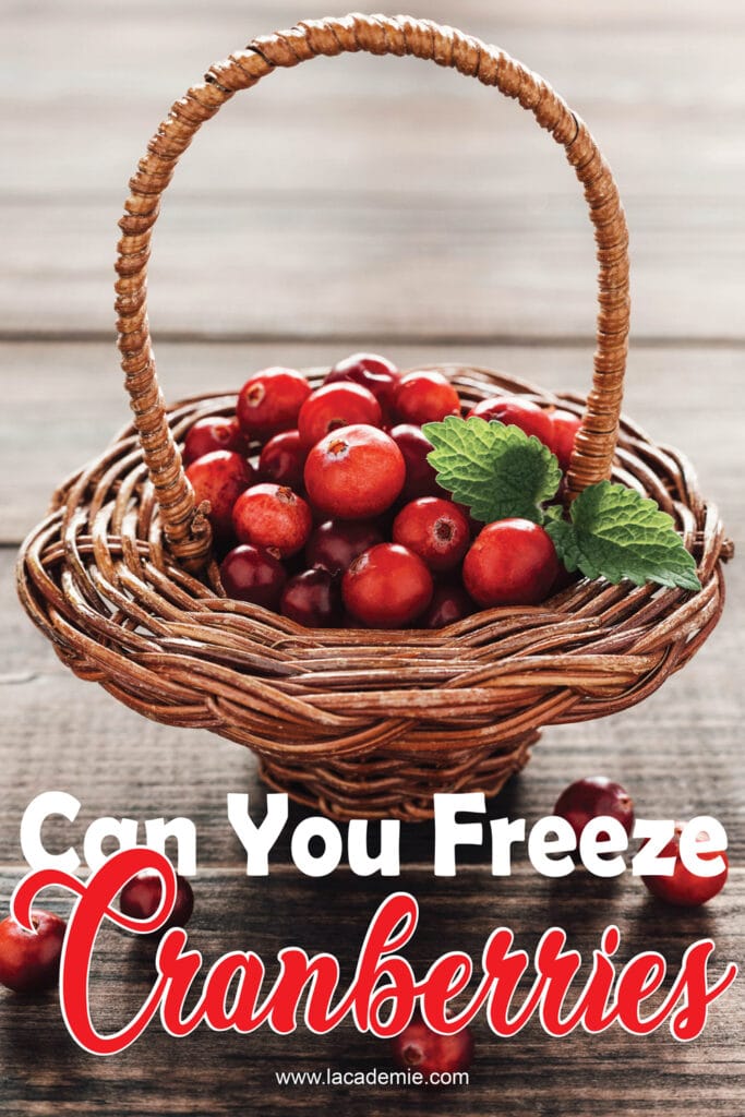 Can You Freeze Cranberries