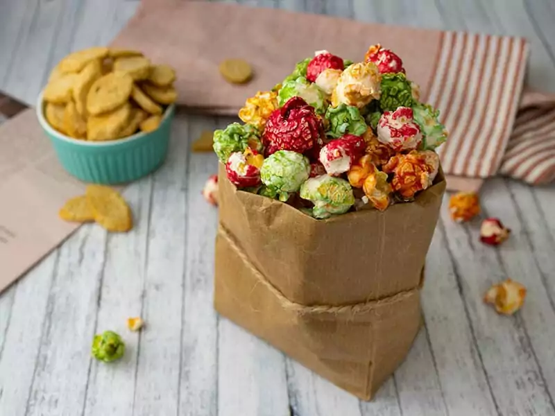 Color Stovetop Popcorn