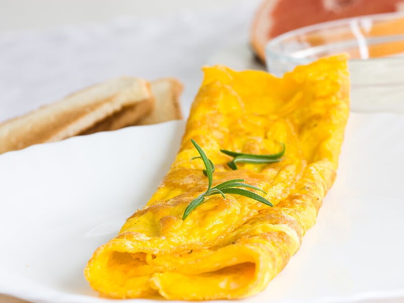 Egg Omelette with Cheese