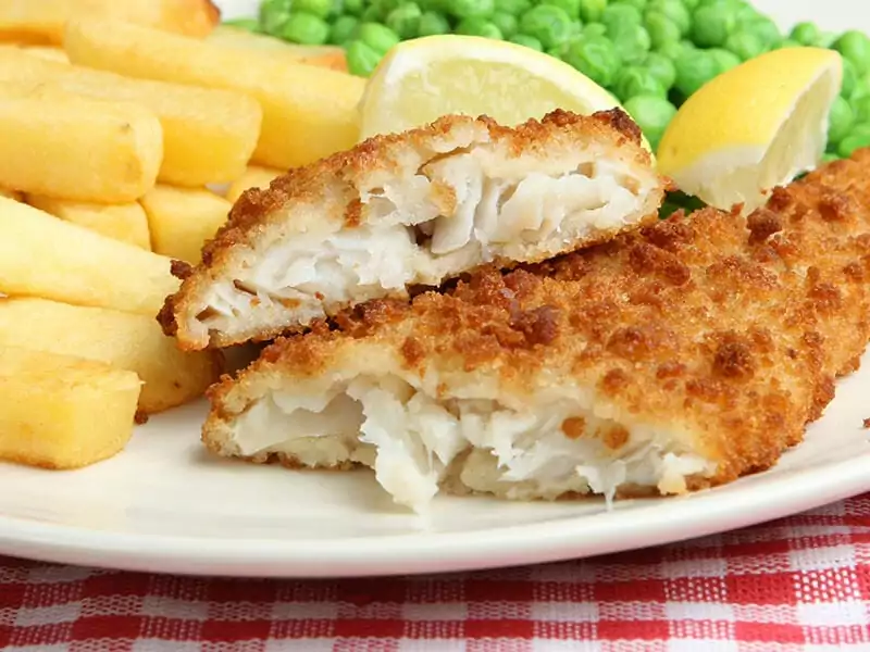 Fish Chips Peas