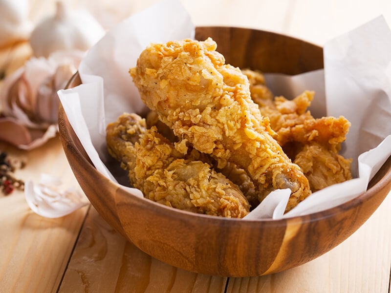 Fried Chicken in Bowl