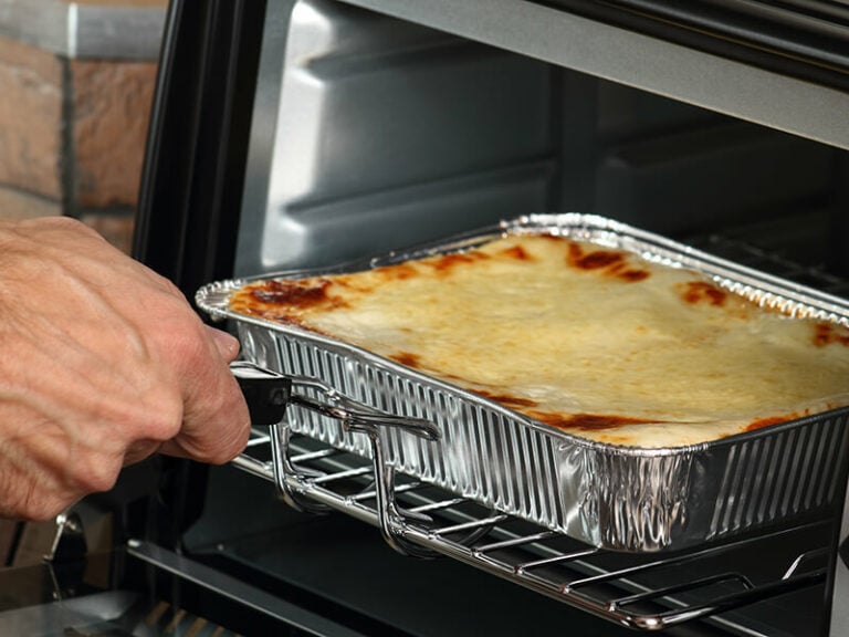 Frozen Lasagna in The Oven