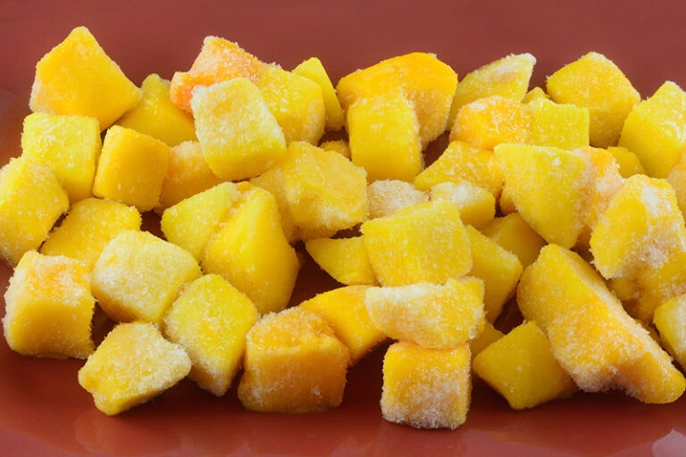 Frozen Mango Fruit Chunk Cubes