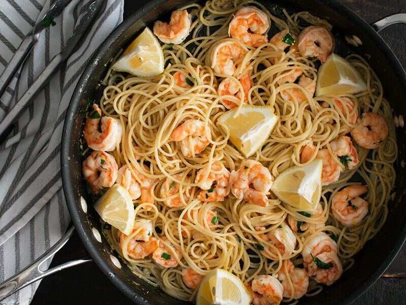 Garlic Butter Shrimp Pasta