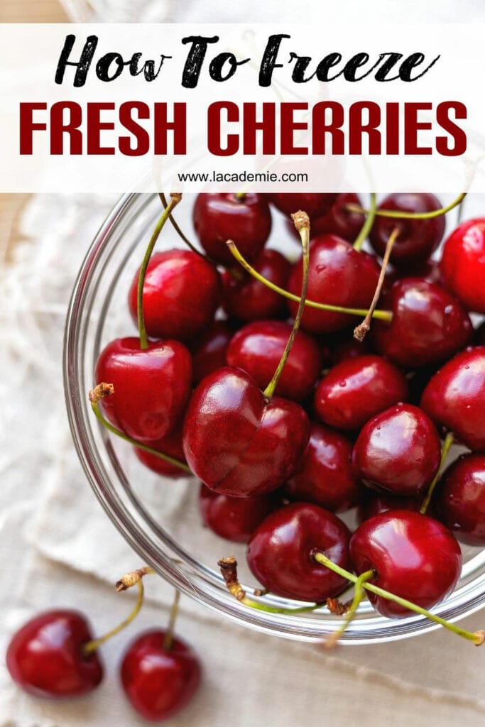 How To Freeze Fresh Cherries