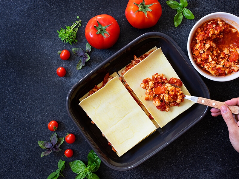Italian Lasagna with Cheese