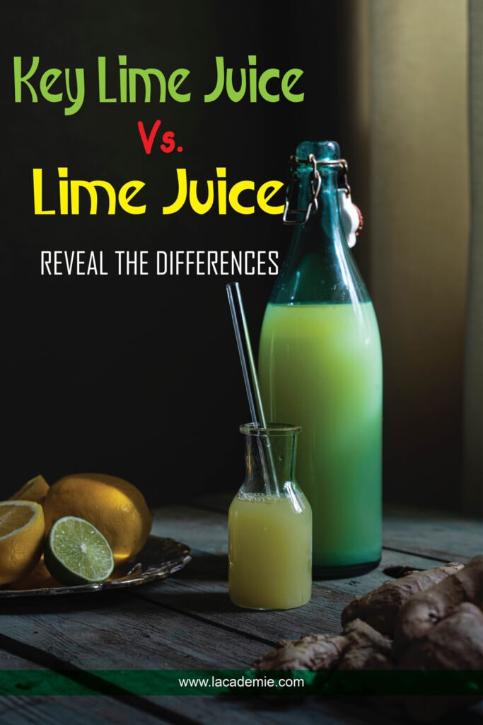 Key Lime Juice Vs Lime Juice