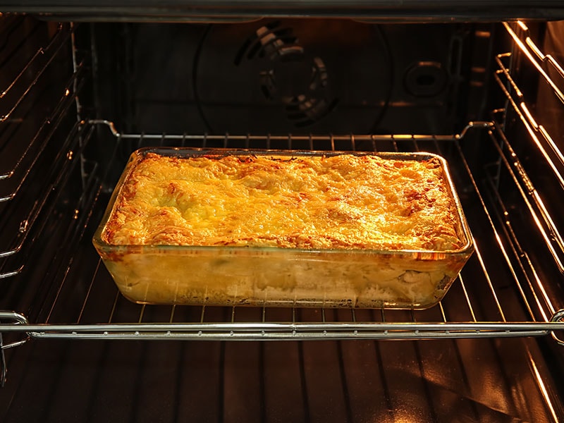 Lasagna Cooked In An Oven