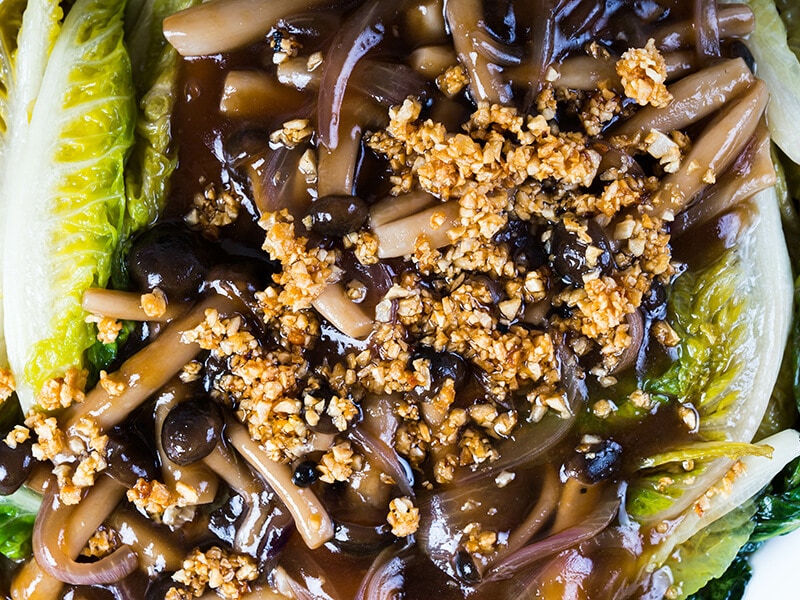 Mushroom with Topped in Oyster Sauce