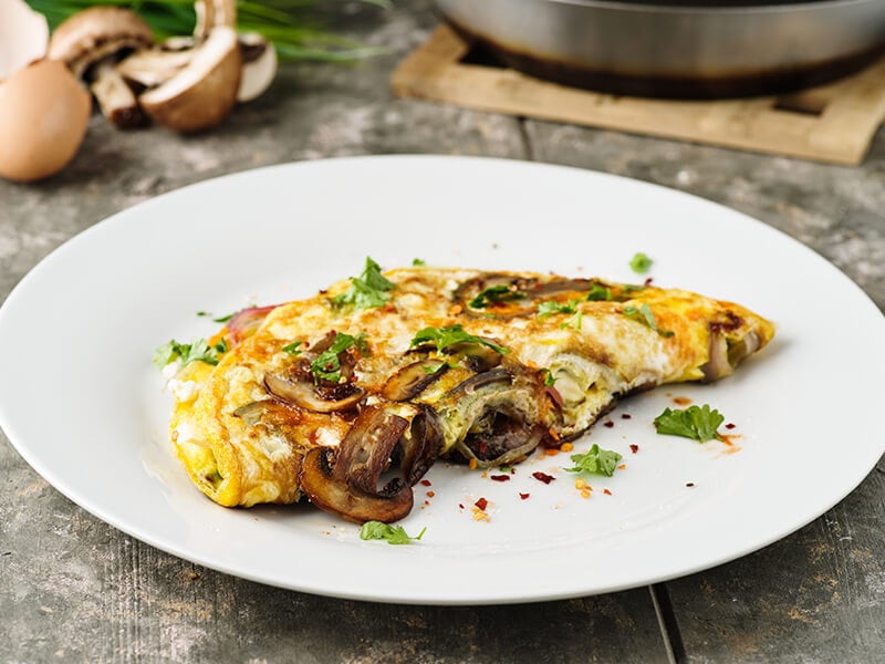 Omelette with Mushrooms