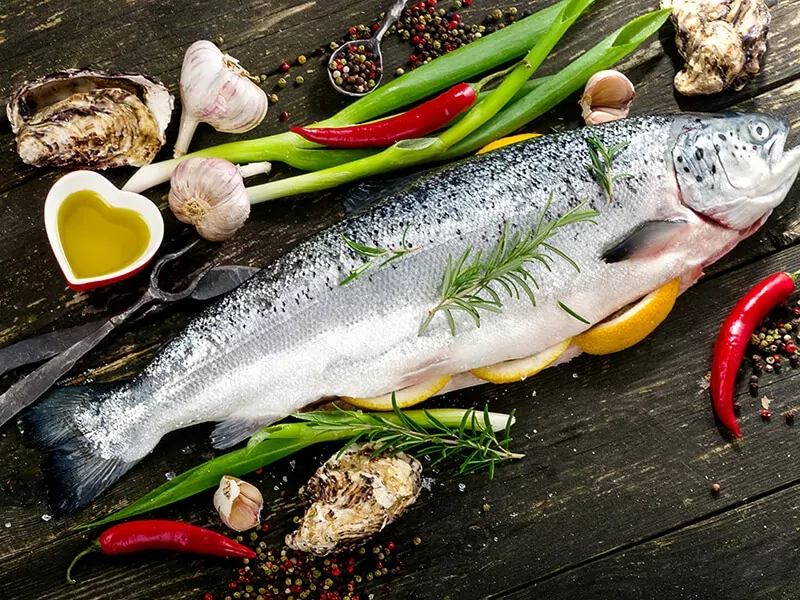 Raw Salmon with Spices