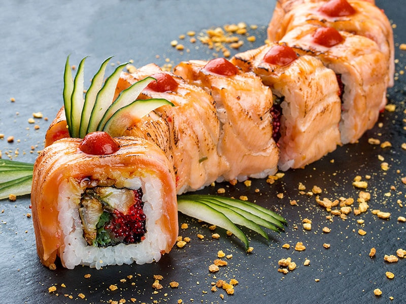 Red Dragon Roll Sushi