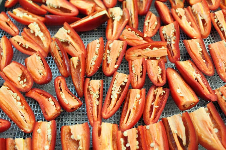 Red Jalapeno Peppers Cut