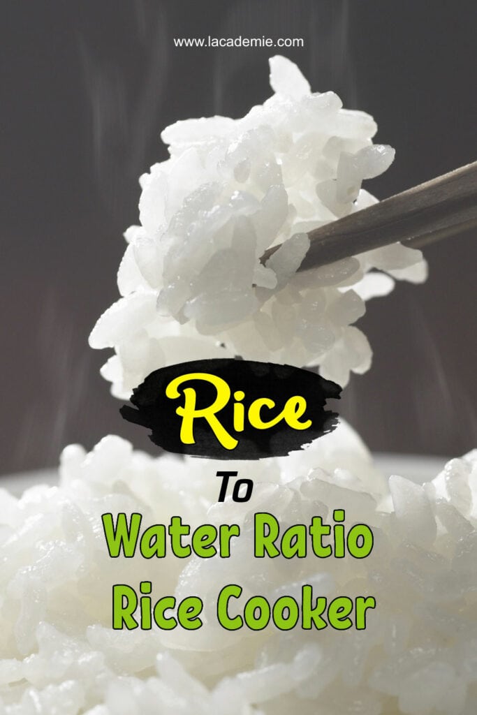Rice To Water Ratio Rice Cooker