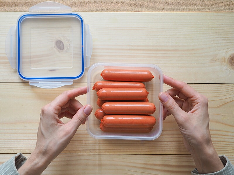 Sausages In Box