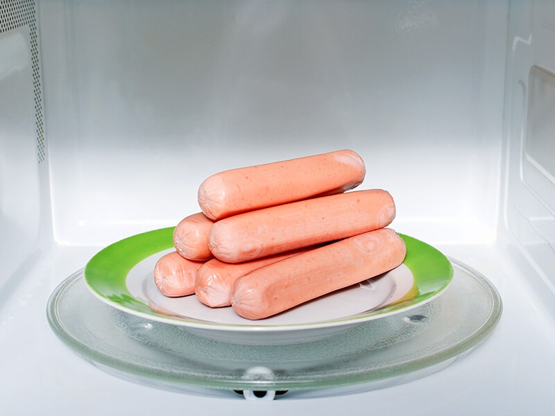 Sausages in The Microwave