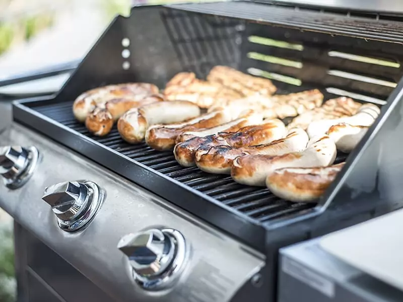 Smoke Hot Dogs Use Gas Grill