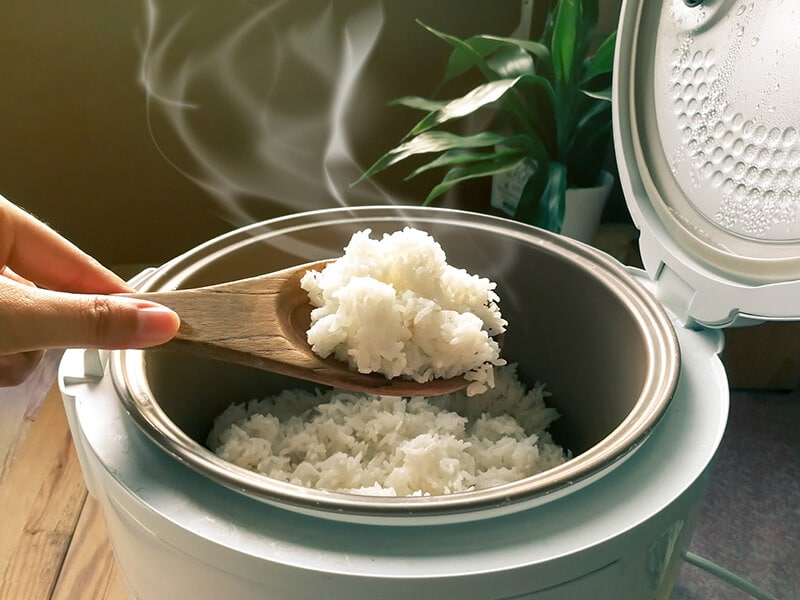 Steamed Bun with Rice Cooker