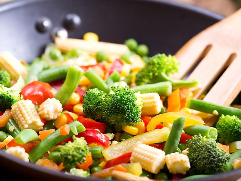 Stir Fried Vegetables with Oyster Sause