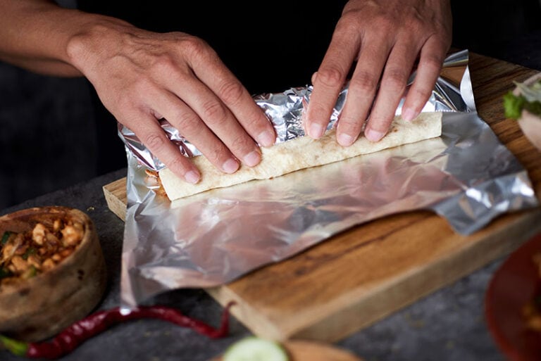 Wrapping Aluminum Foil