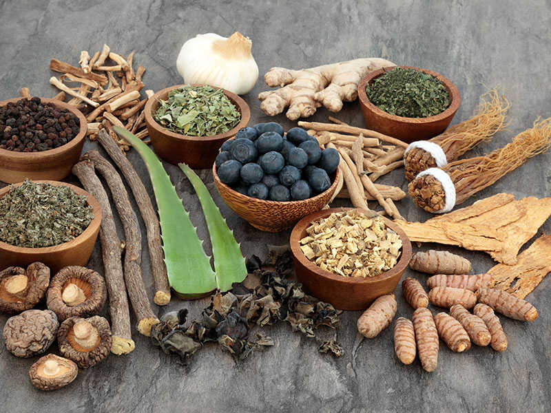 Adaptogen Food Selection Herbs