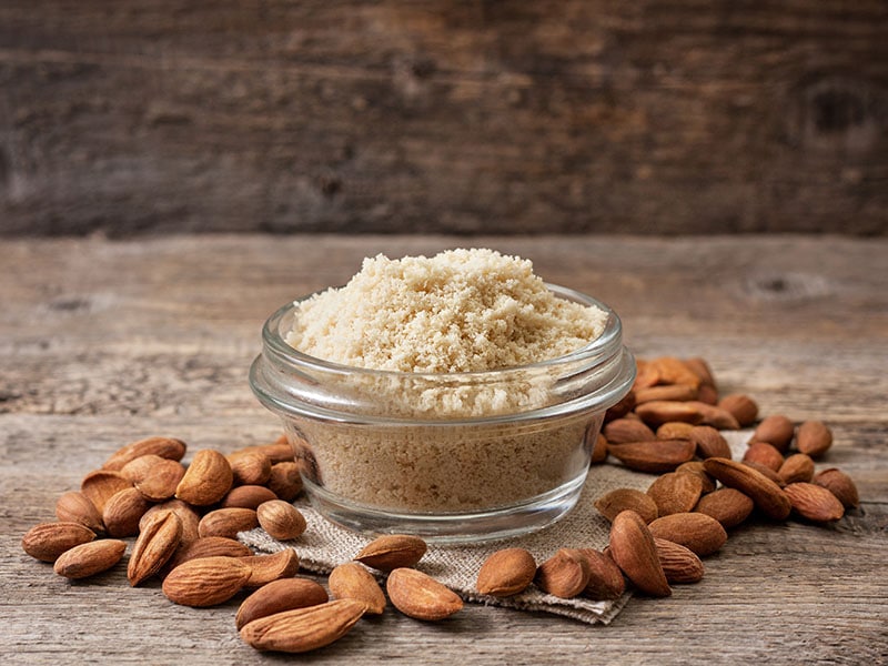 Almond Flour Wooden Bowl