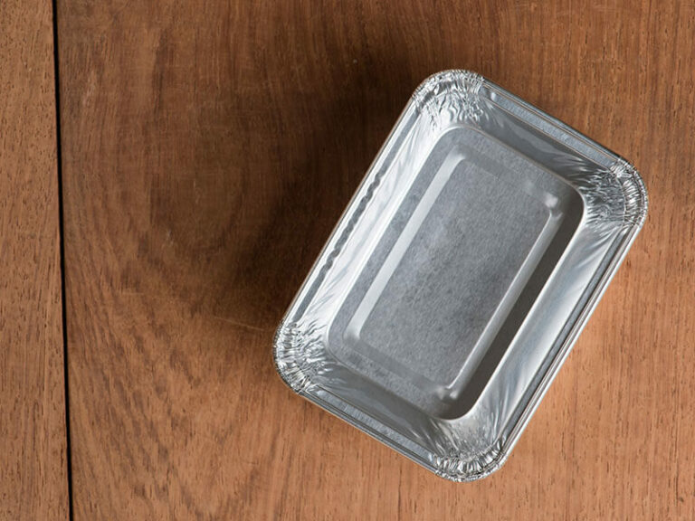 Aluminum Foil Tray On Table