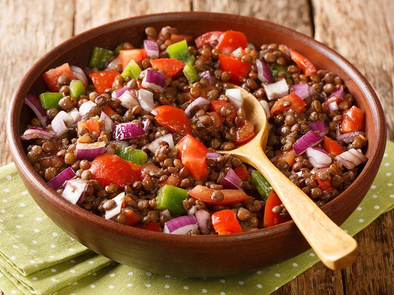 Azifa Recipe Vegan Lentil Salad