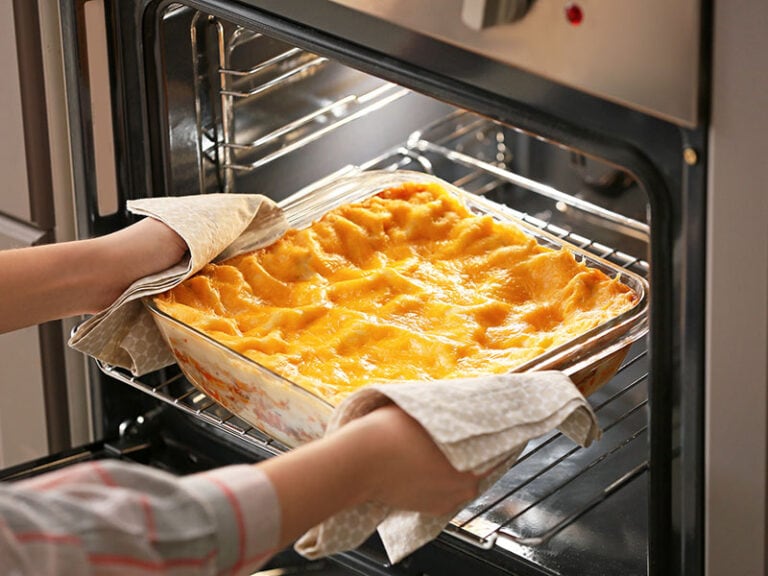 Baking Dish Prepared Lasagna