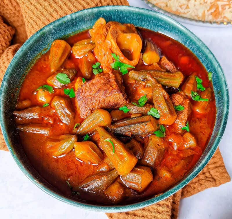 Bamya Egyptian Okra Stew