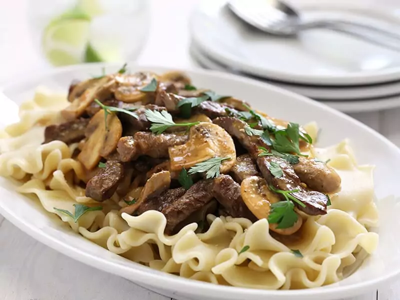 Beef Stroganoff