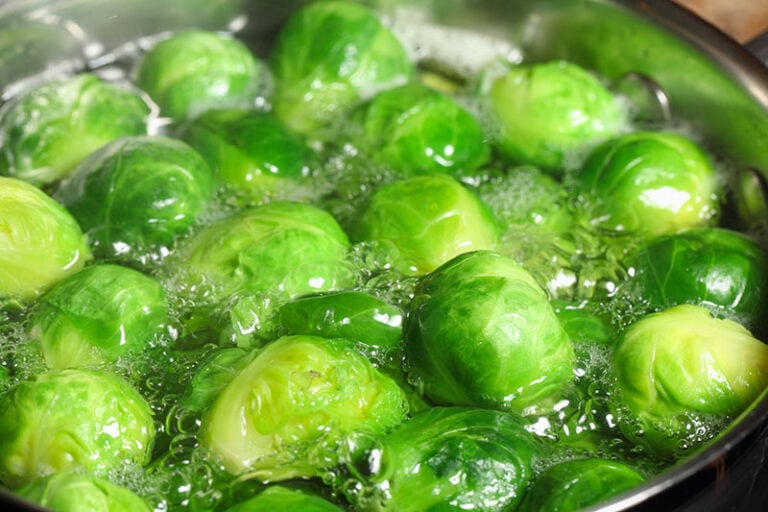 Brussels Sprouts Boiling Water