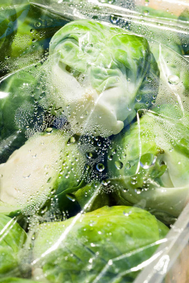 Brussels Sprouts In Freezer Bag