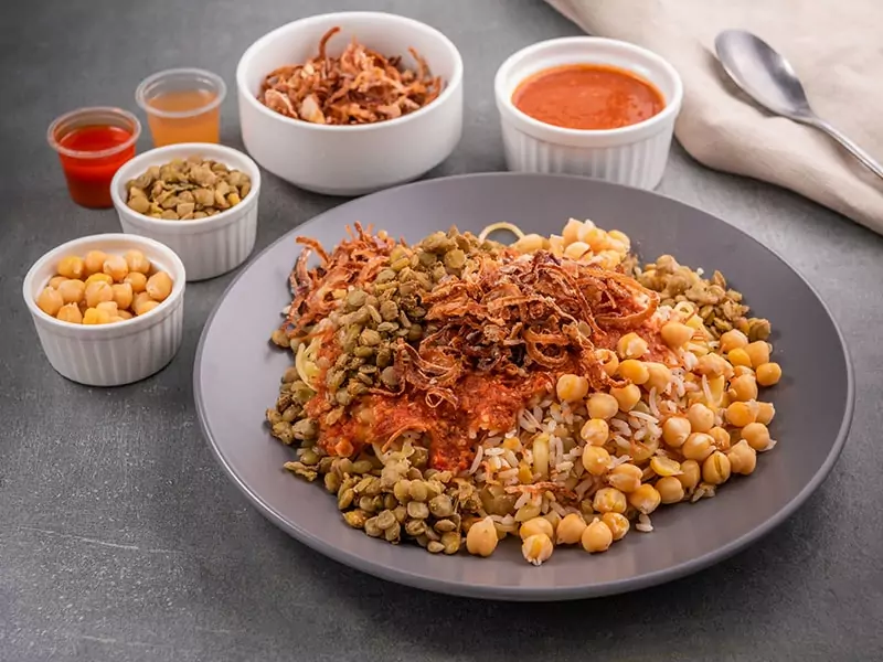 Egyptian Rice Lentils And Macaroni