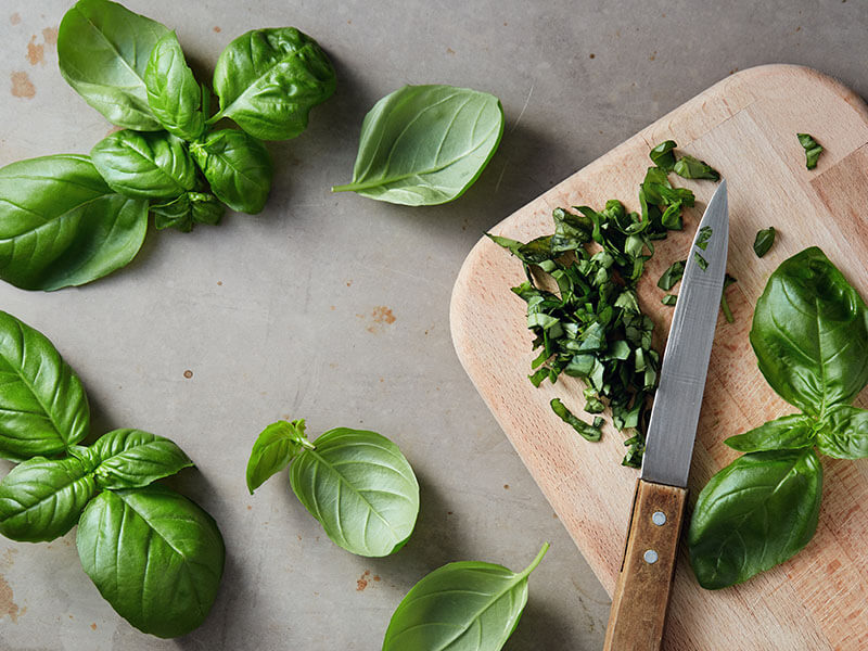 Freshly Chopped Basil