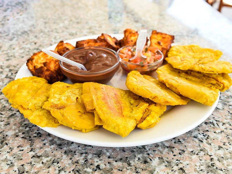 Fried Green Plantains