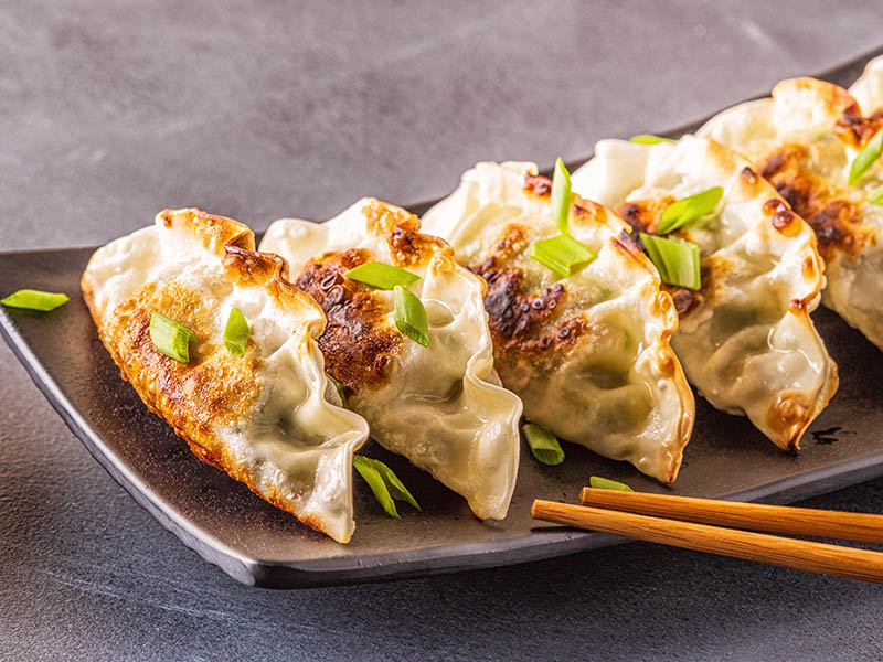 Gyoza With An Aesthetic Appearance